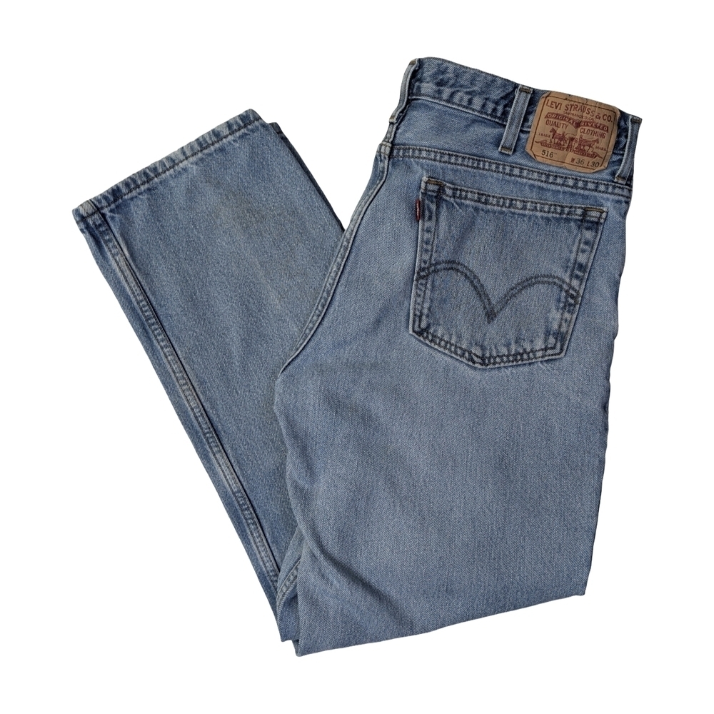 Levi’s 516 Slim Fit Vintage Jeans | Classic 100% Cotton Denim | 34" x 29"